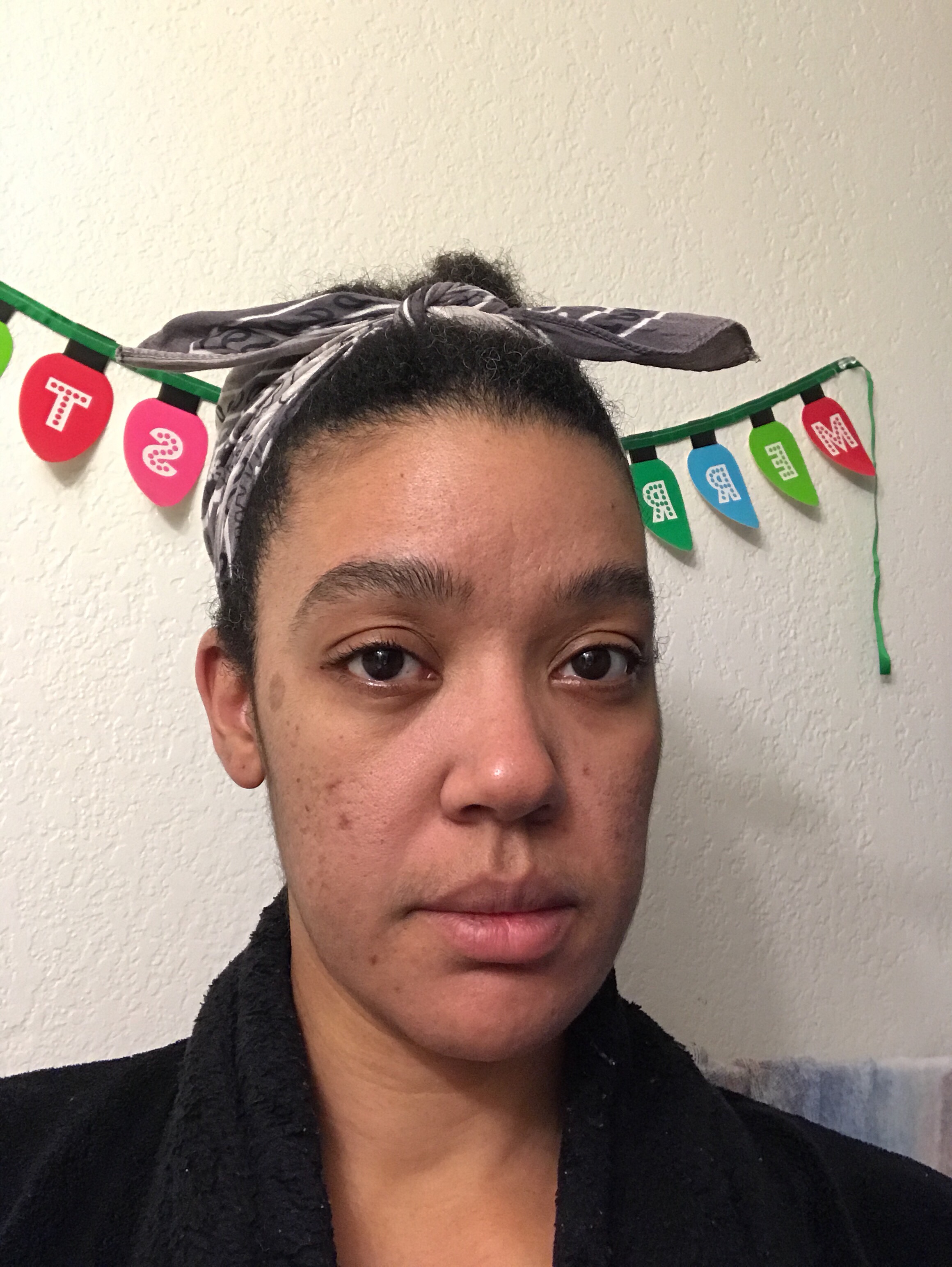 This is me. Two weeks ago. My whole household was captive by the contagion: streph throat. I was dead on my feet.